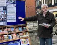 Gospel shared in Manchester Christmas market