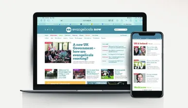 Evangelicals Now unveils new website and other changes