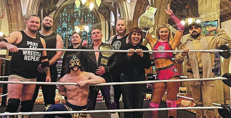 Faith in the ring: Wrestling fans hear the gospel