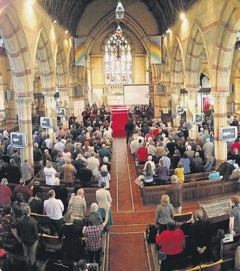 Welsh evangelical Anglicans face 
 uncertain future after losing vote