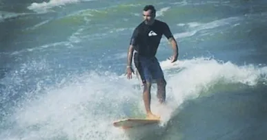 Surfing archbishop makes waves onshore