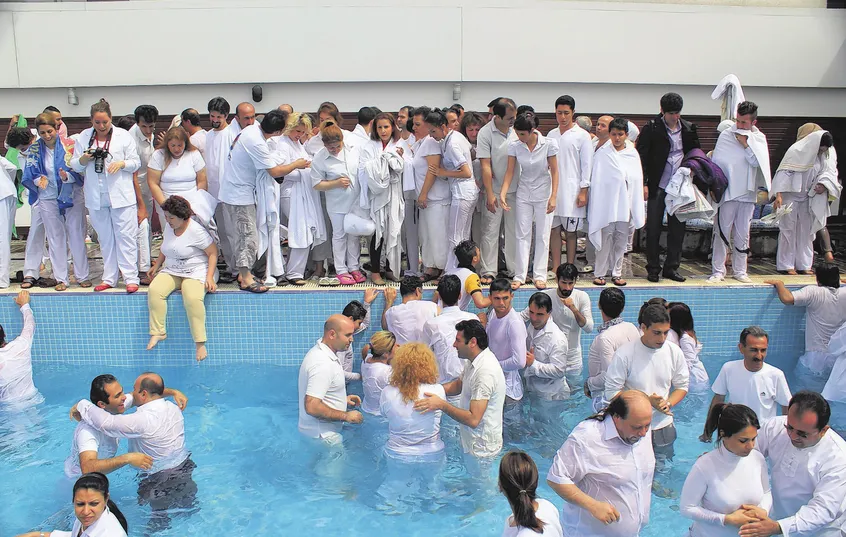 JOY AT IRANIAN BAPTISMS