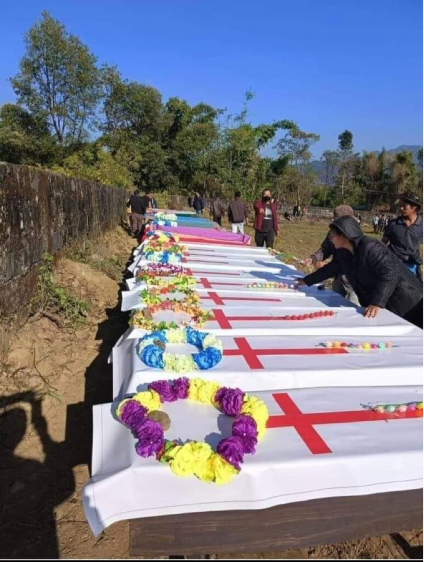 122 Christians buried amid violence in Manipur