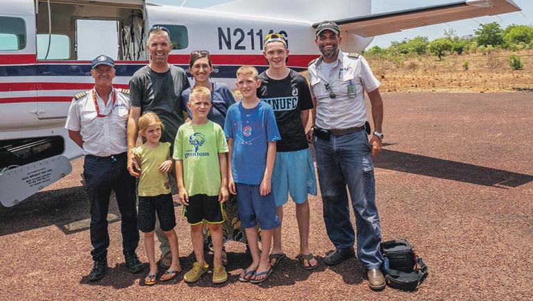 First flight is answer to decade of prayer