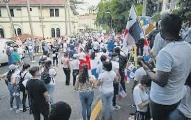 Panamanian evangelicals protest