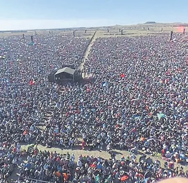 S. Africa: 1/2 million pray