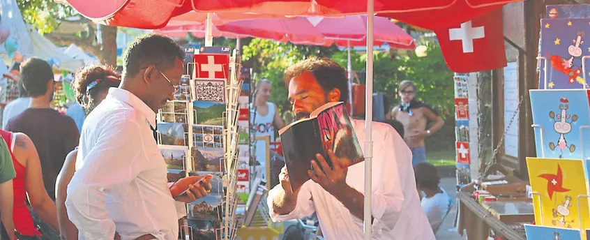 Switzerland: gospel kiosk