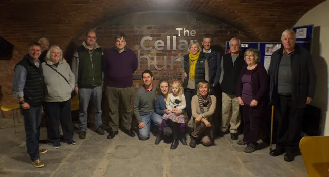 Church goes underground in Shropshire