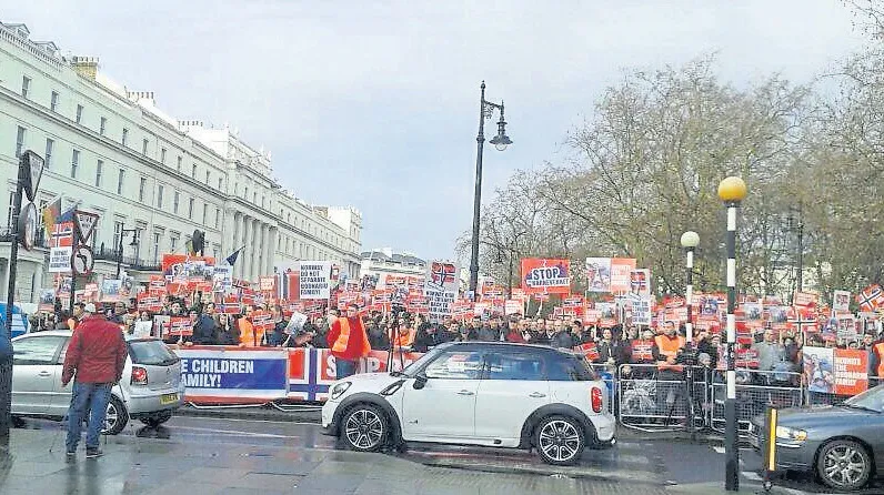 Protest for the family