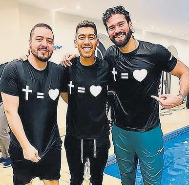 Firmino gets  baptised